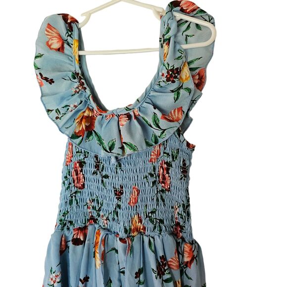 Speechless Girls Smocked Bodice Build in Shorts Hi Low Dress Size 12 - Picture 5 of 12